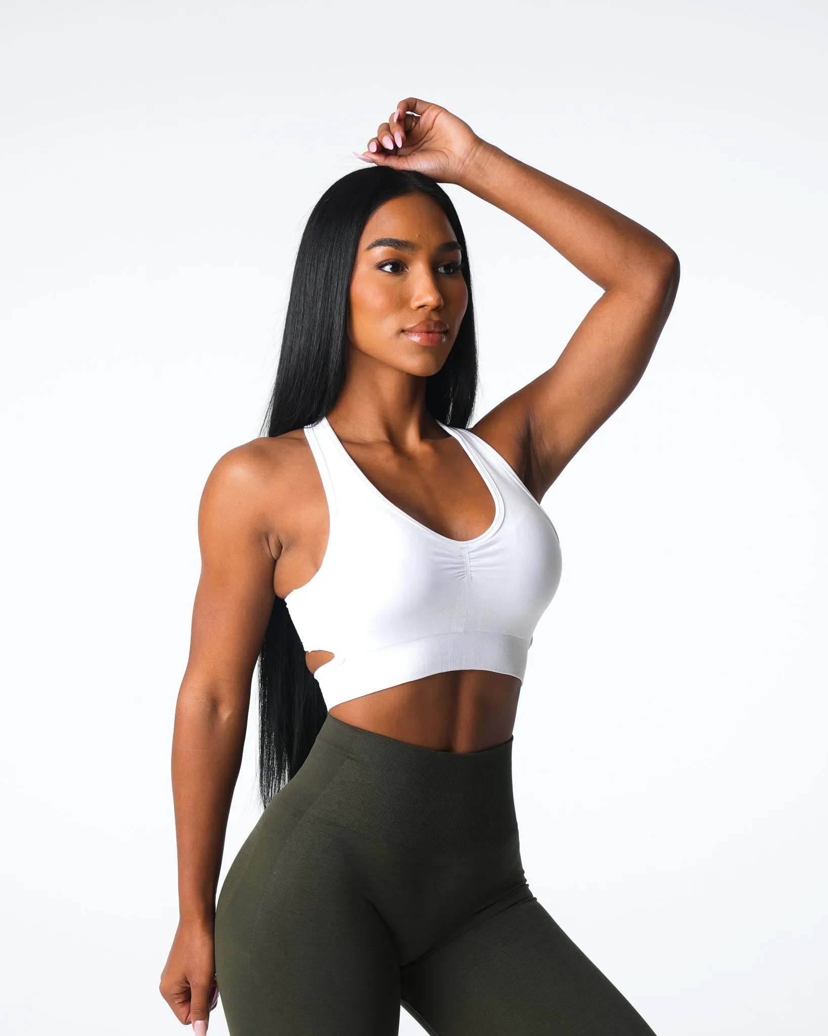 White Rise Seamless Bra sold by NVGTN product image thumbnail 3