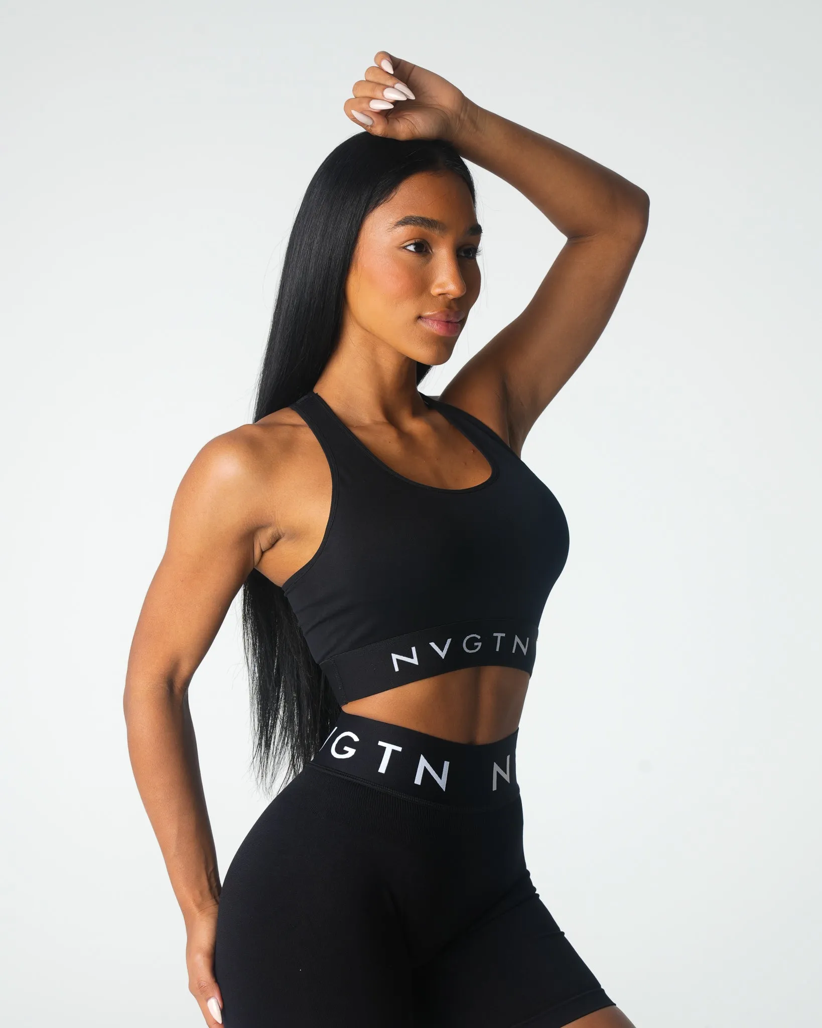 Black Legacy Sport Seamless Bra sold by NVGTN product image thumbnail 3