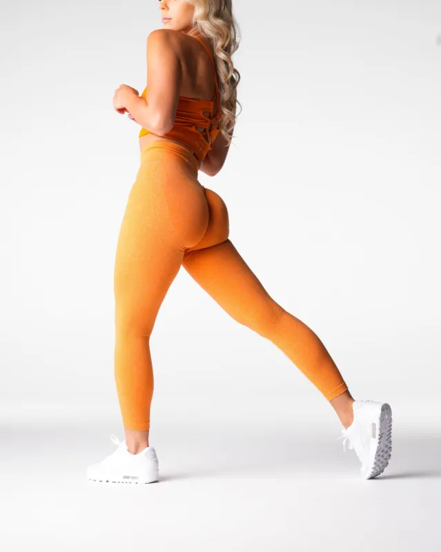 Burnt Orange Lift Seamless Leggings sold by NVGTN
