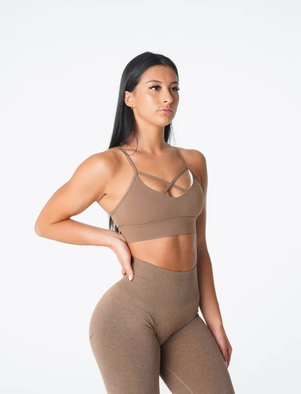 Mocha Oasis Bra sold by NVGTN