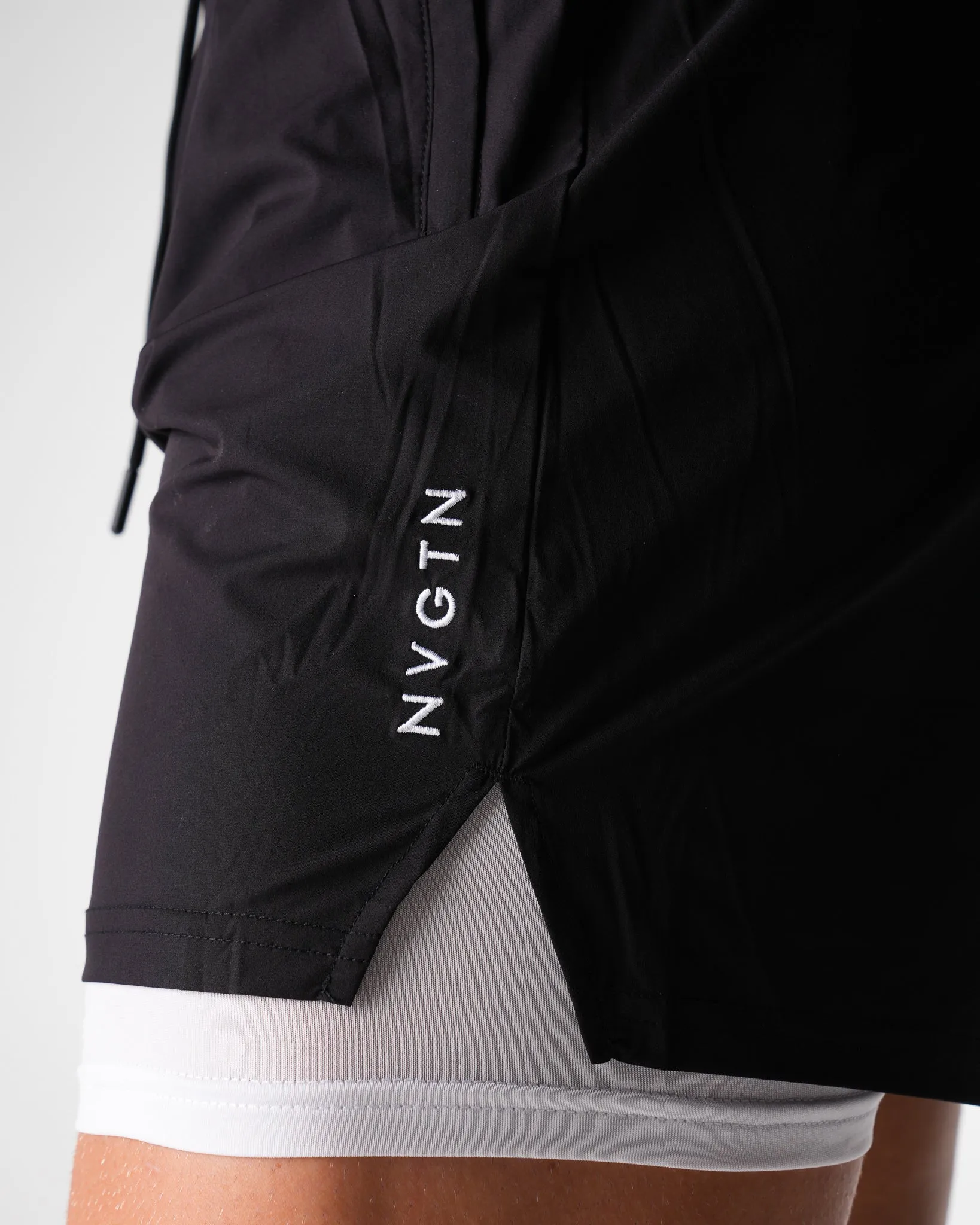 Black Voyager Shorts sold by NVGTN product image thumbnail 2