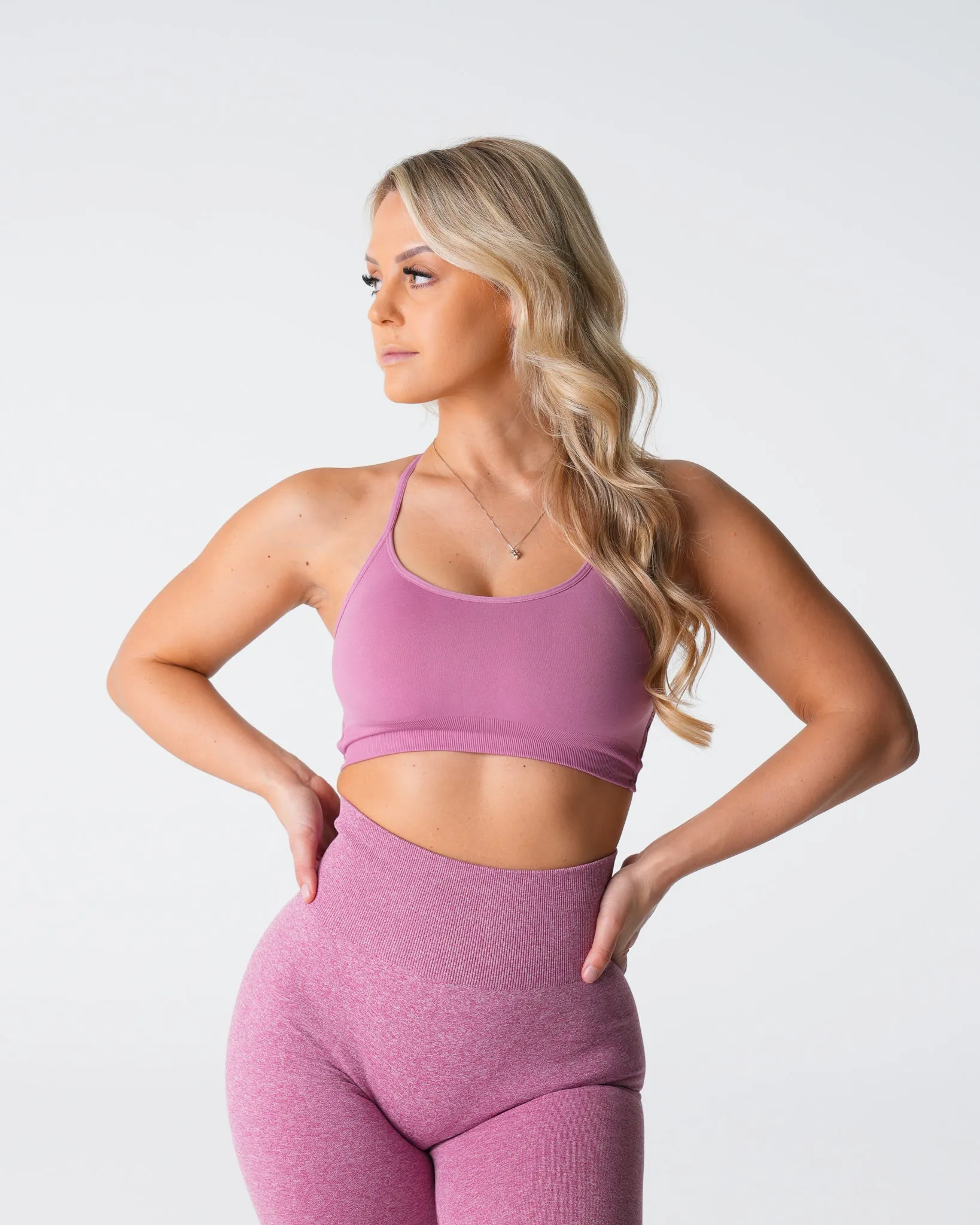 Pastel Pink Invincible Seamless Bra sold by NVGTN product image thumbnail 3