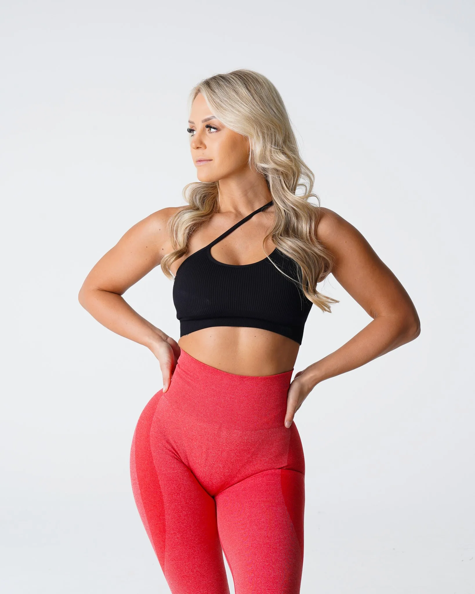 Black Streamline Seamless Bra sold by NVGTN