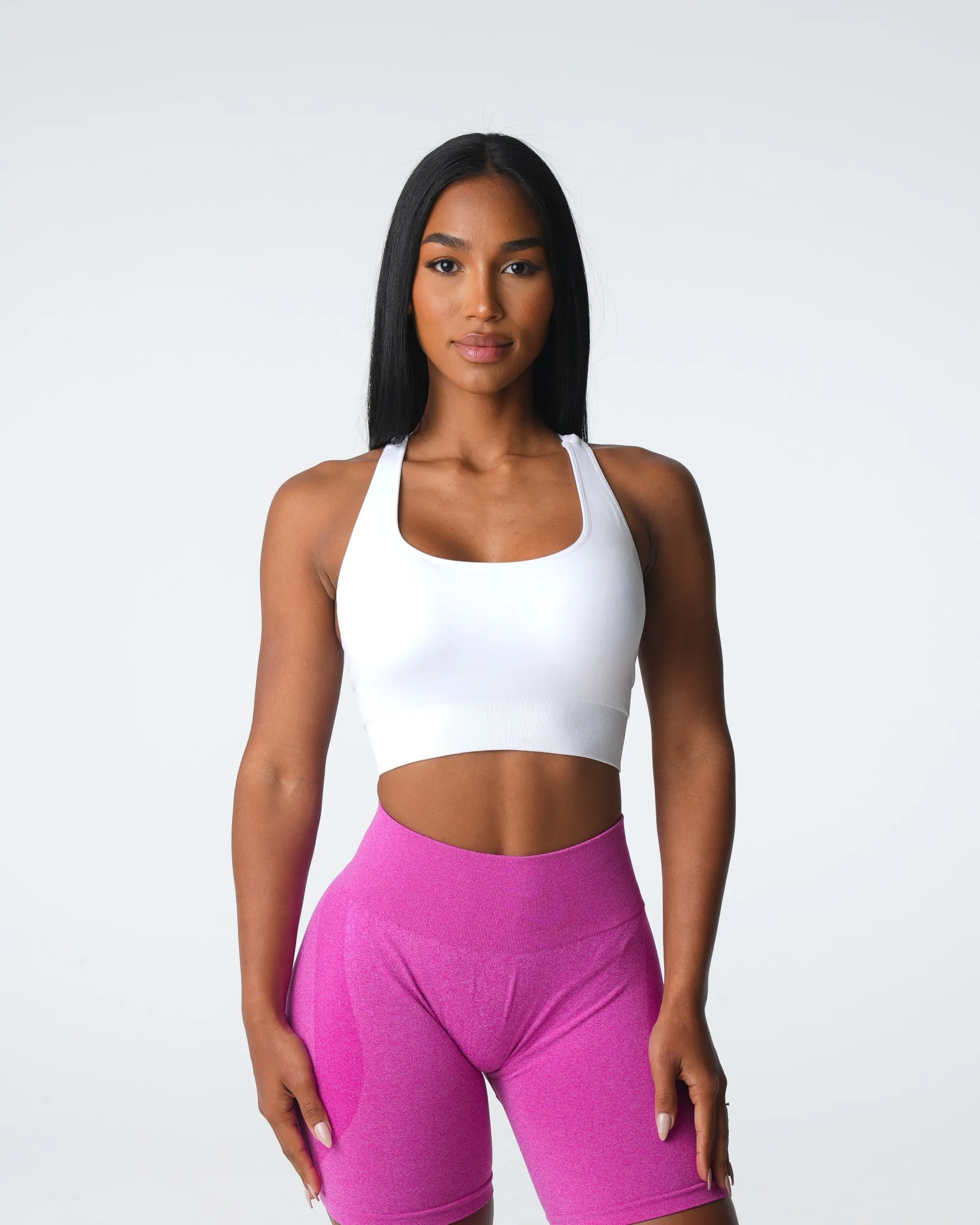 White Thrive Seamless Bra sold by NVGTN product image thumbnail 2