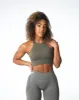 Khaki Green Embrace Seamless Bra sold by NVGTN