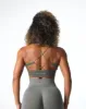 Khaki Green Embrace Seamless Bra sold by NVGTN