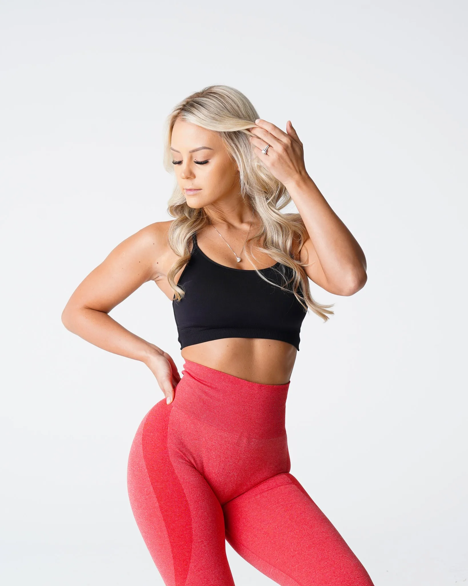 Black Invincible Seamless Bra sold by NVGTN product image thumbnail 4