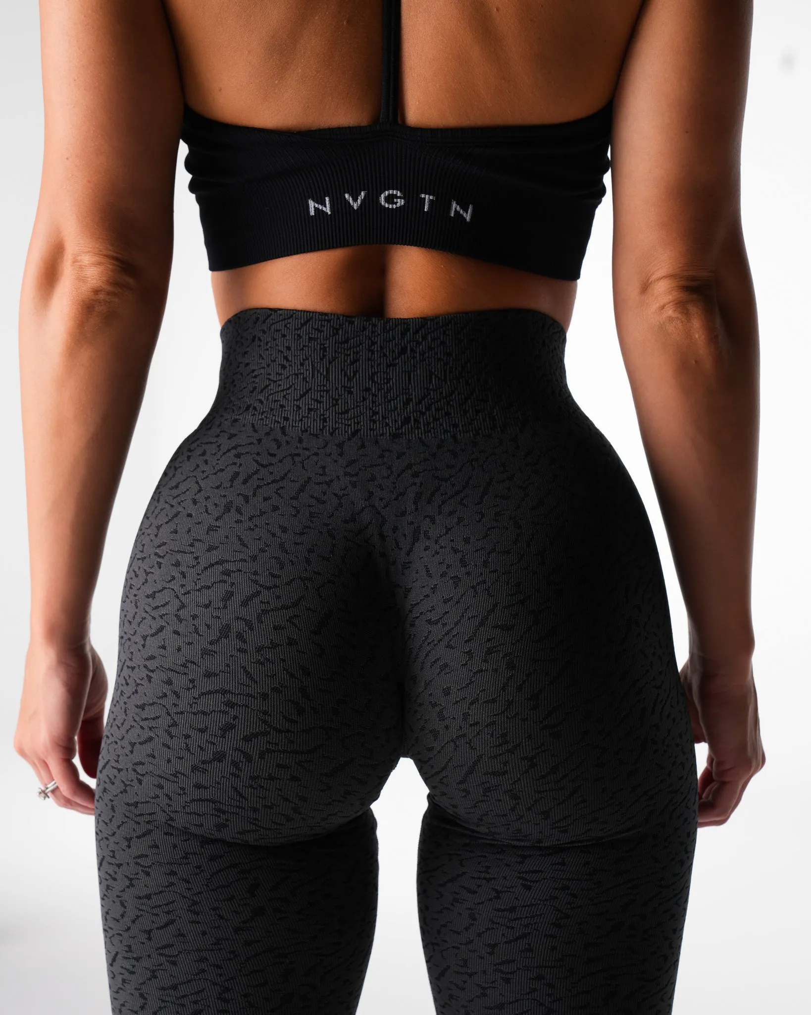 Black Zesty Seamless Leggings sold by NVGTN product image thumbnail 2