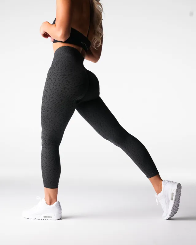 Black Zesty Seamless Leggings sold by NVGTN
