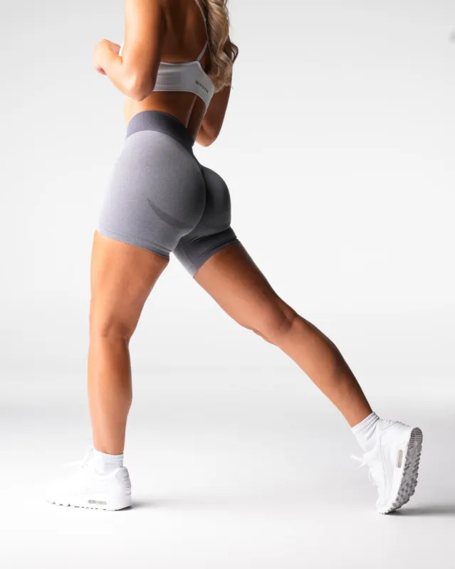 Grey Knockout Seamless Shorts sold by NVGTN