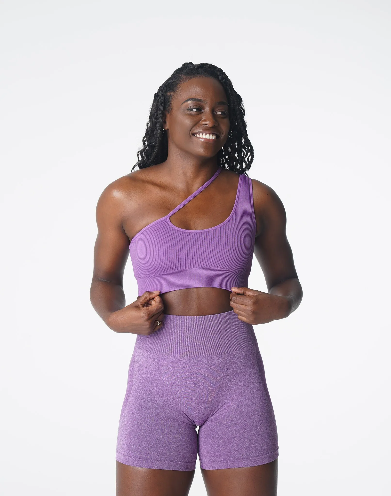 Violet Streamline Seamless Bra sold by NVGTN product image thumbnail 2
