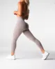 Taupe Geo Seamless Leggings sold by NVGTN