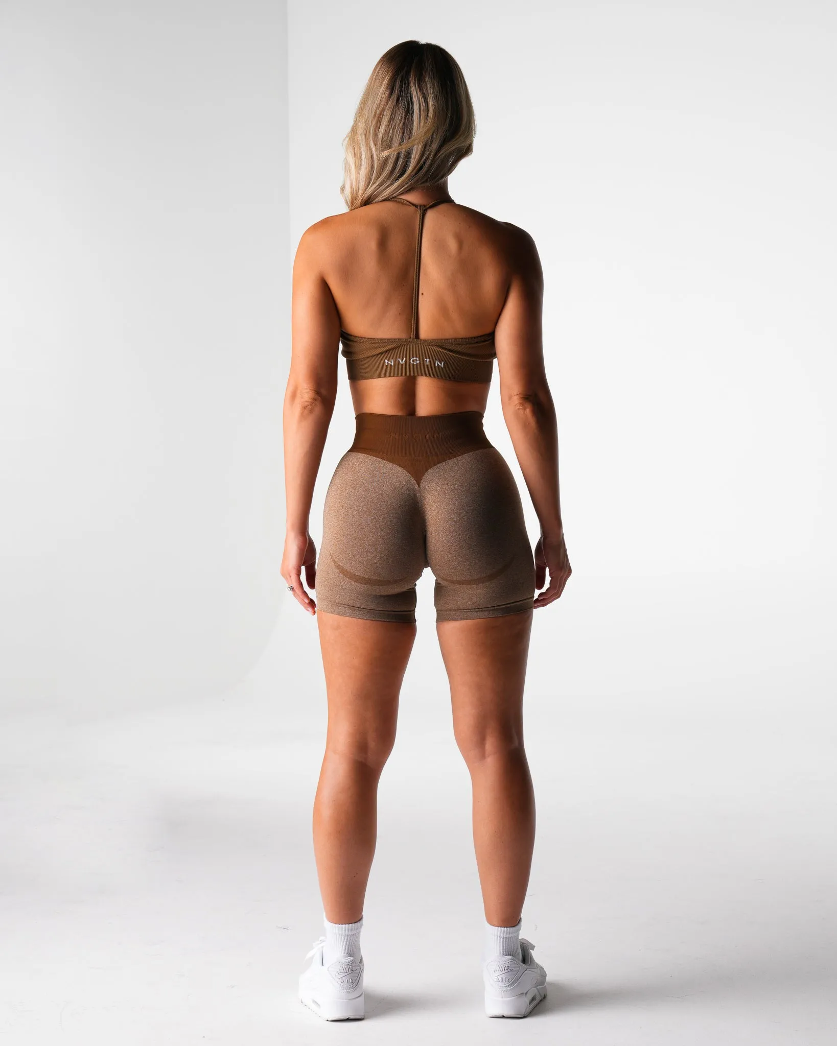 Mocha Wander Seamless Bra sold by NVGTN product image thumbnail 4