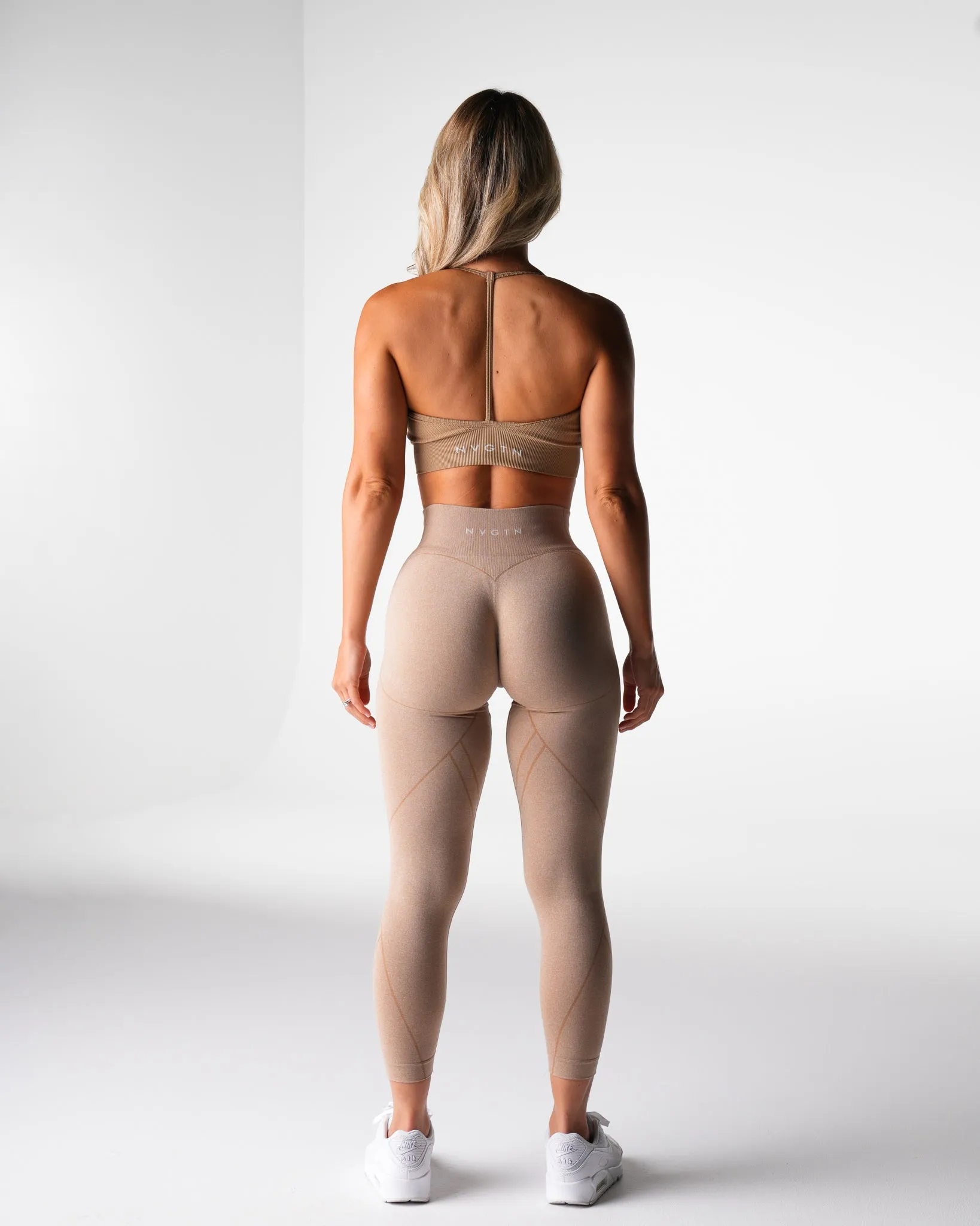 Beige Wander Seamless Bra sold by NVGTN product image thumbnail 3