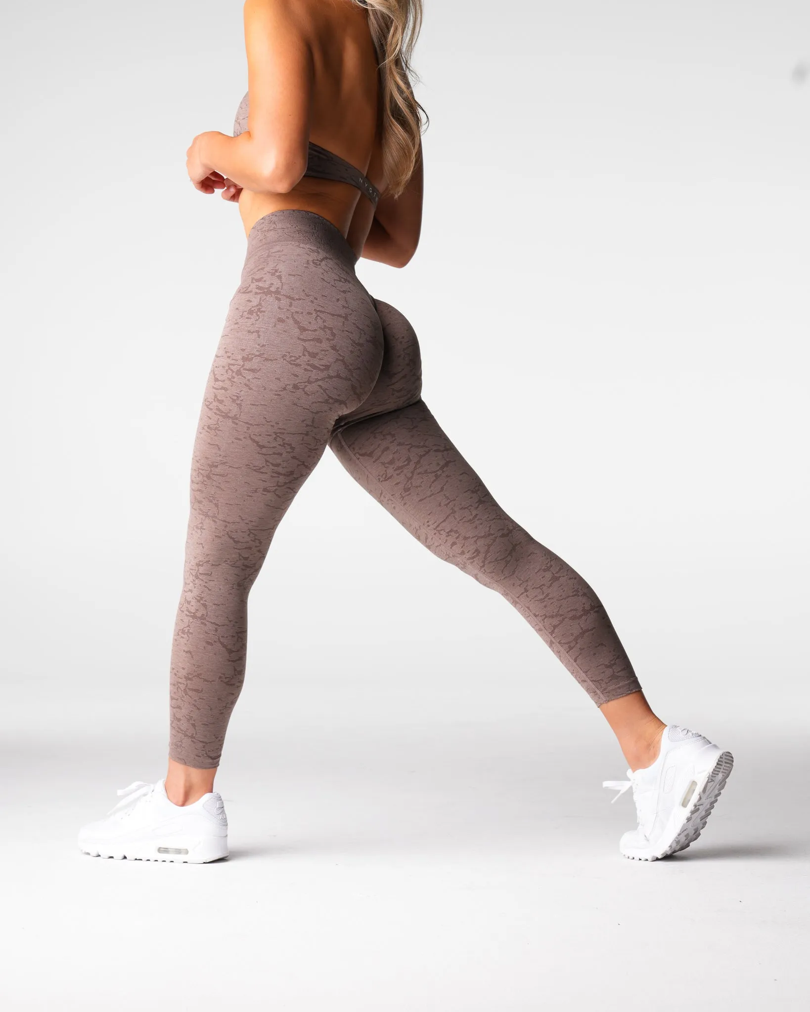 Oak Breakthrough Seamless Leggings sold by NVGTN