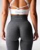 Black Speckled Iconic Seamless Flare Leggings sold by NVGTN
