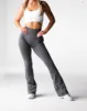 Black Speckled Iconic Seamless Flare Leggings sold by NVGTN