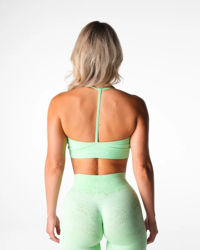 Pistachio Wander Seamless Bra sold by NVGTN
