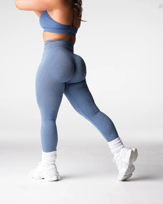 Slate Blue Lift Seamless Leggings sold by NVGTN