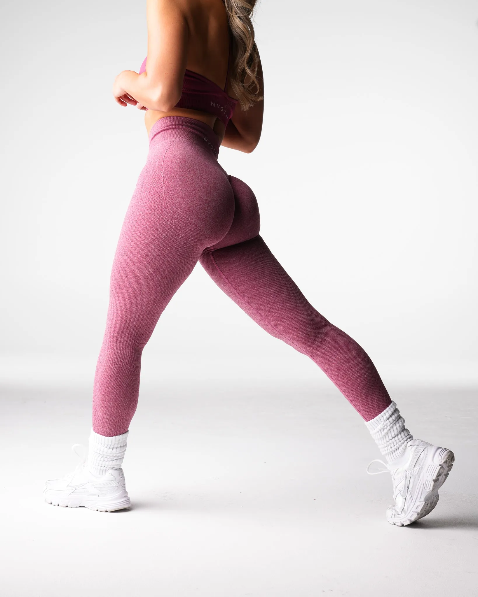 Maroon Lift Seamless Leggings sold by NVGTN