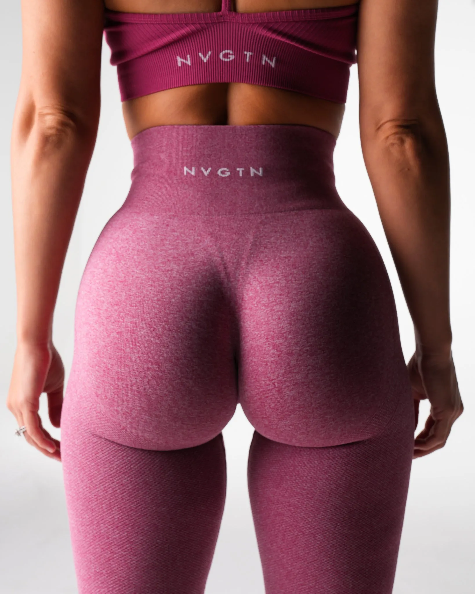 Maroon Lift Seamless Leggings sold by NVGTN product image thumbnail 2