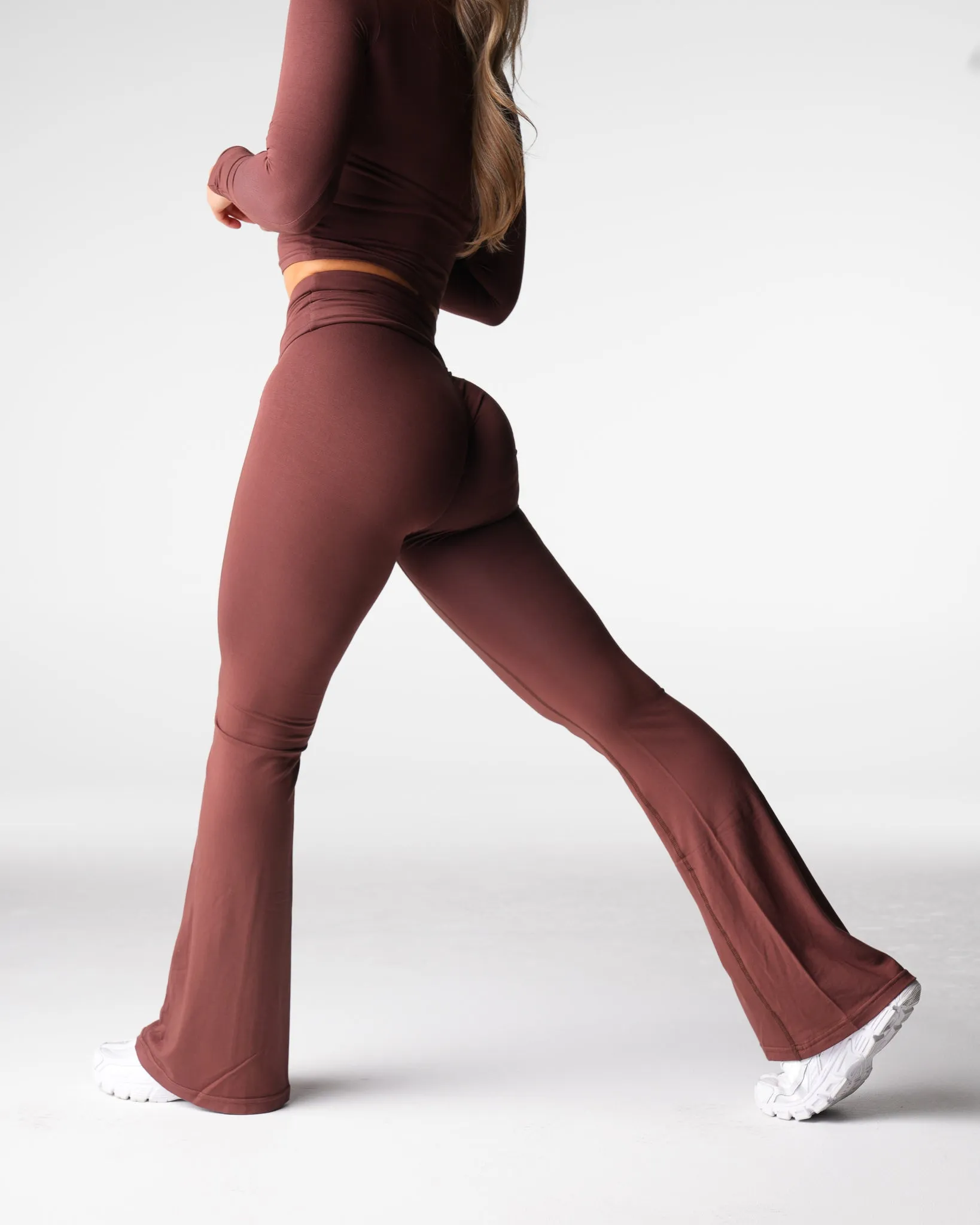 Teddy Bear Daydream Foldover Flare Pants sold by NVGTN