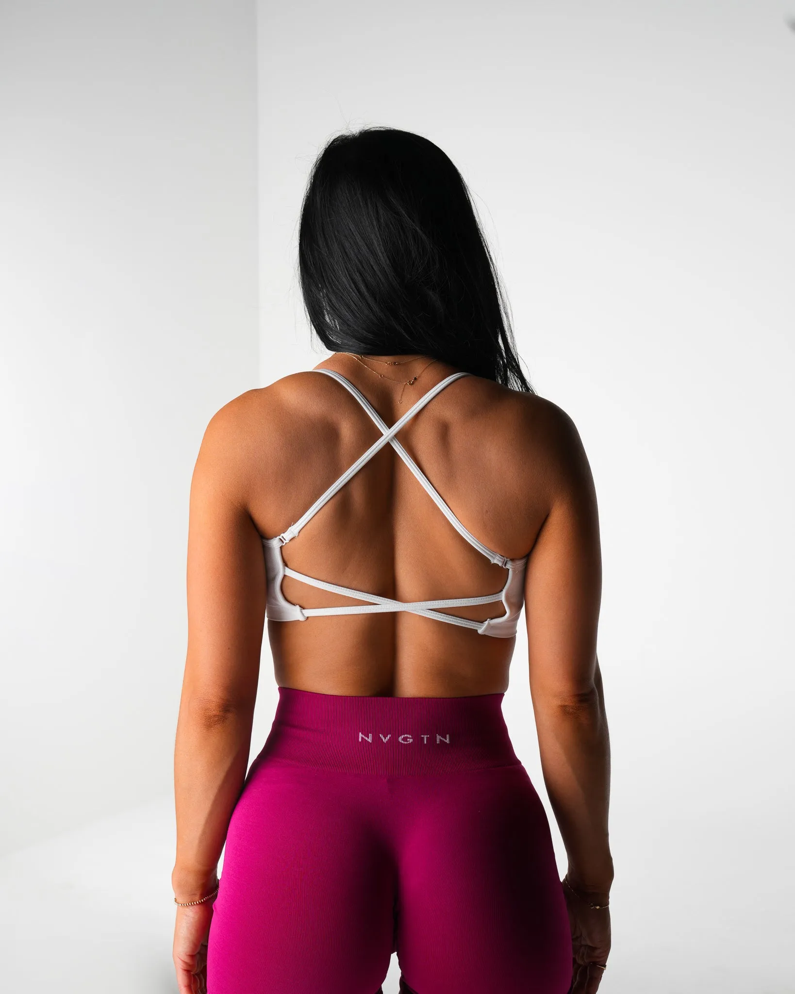 White Flex Seamless Bra sold by NVGTN