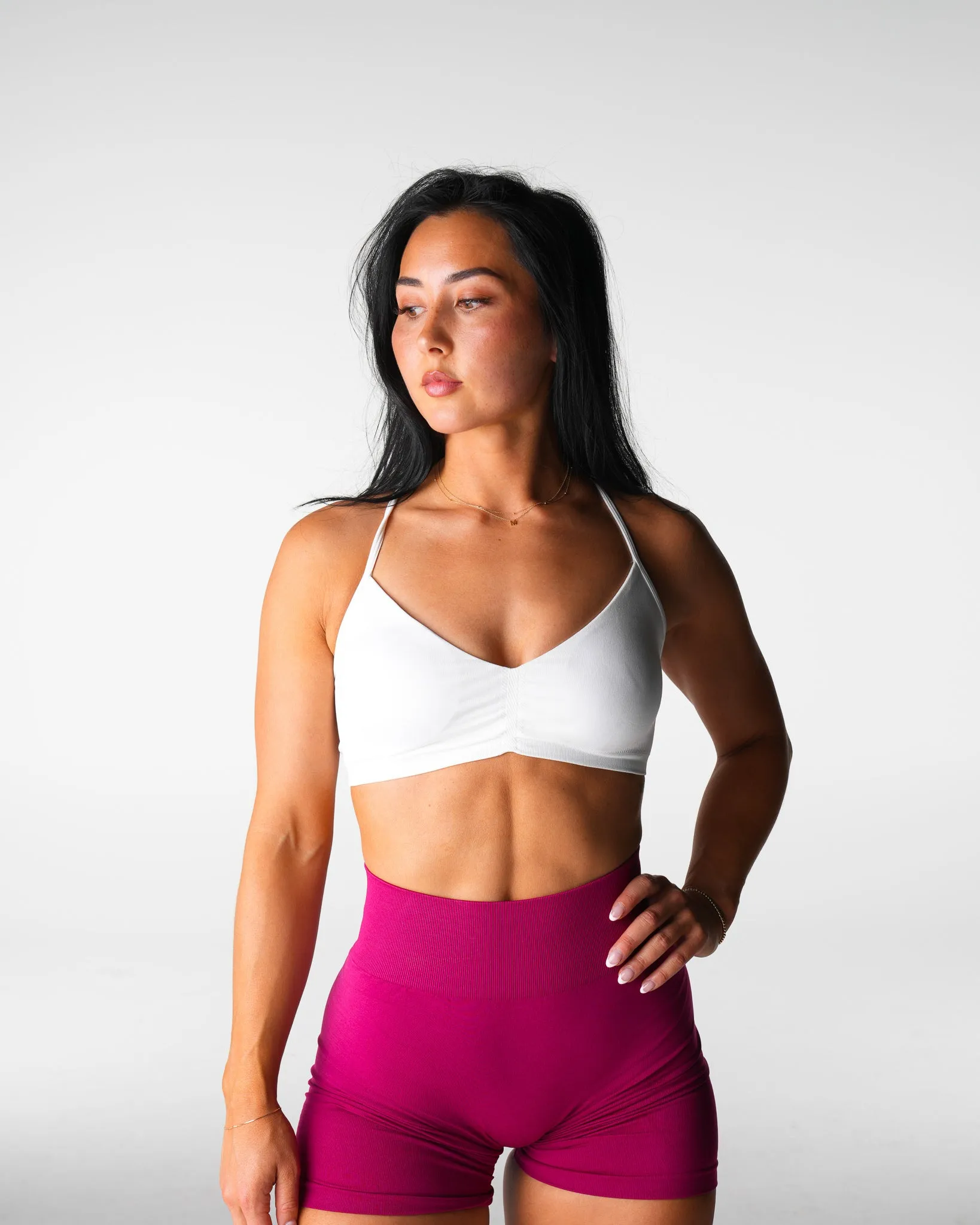 White Flex Seamless Bra sold by NVGTN product image thumbnail 2