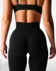 Black Edge Seamless Leggings sold by NVGTN