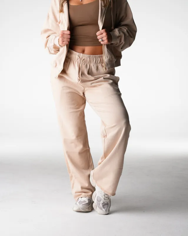 Chai Washed Straight Leg Lounge Pants sold by NVGTN