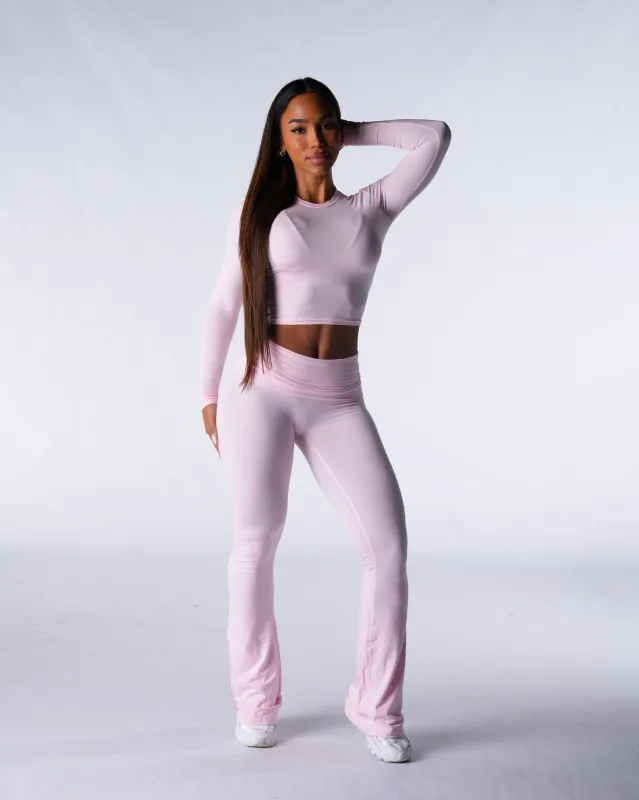Sugar Spritz Daydream Foldover Flare Pants made by NVGTN