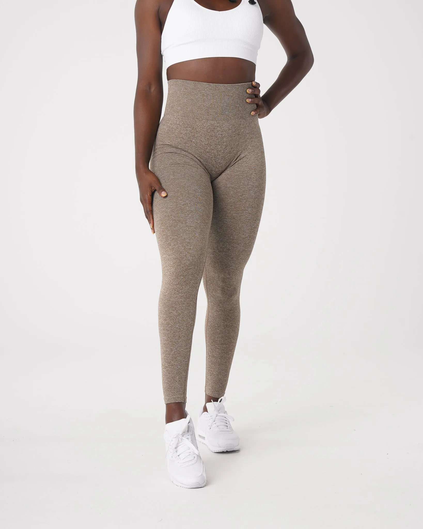 Mocha Scrunch Seamless Leggings sold by NVGTN product image thumbnail 3