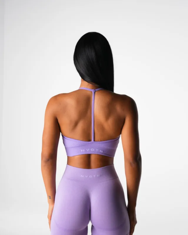Lilac Wander Seamless Bra sold by NVGTN
