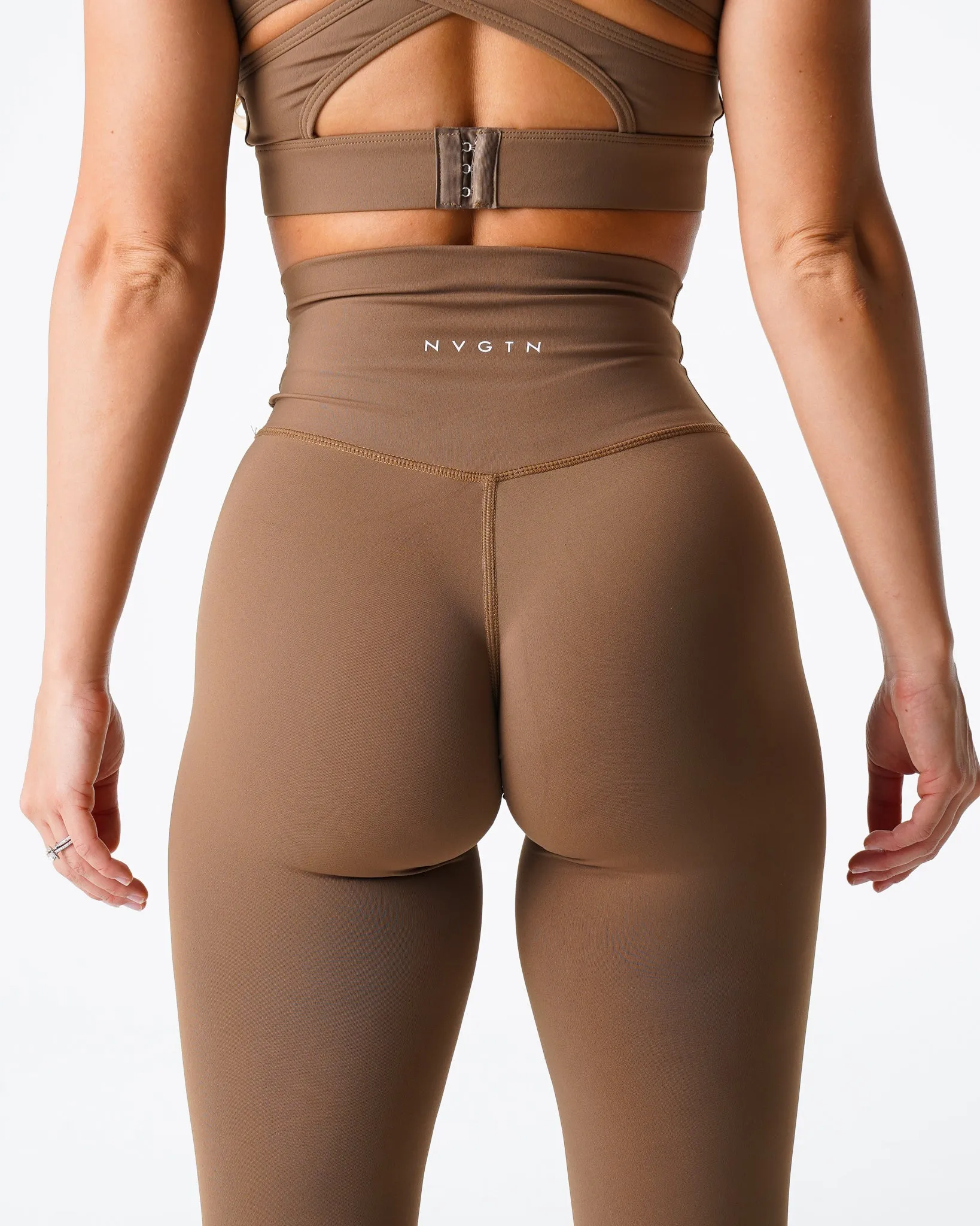Mocha Signature 2.0 Leggings sold by NVGTN product image thumbnail 2