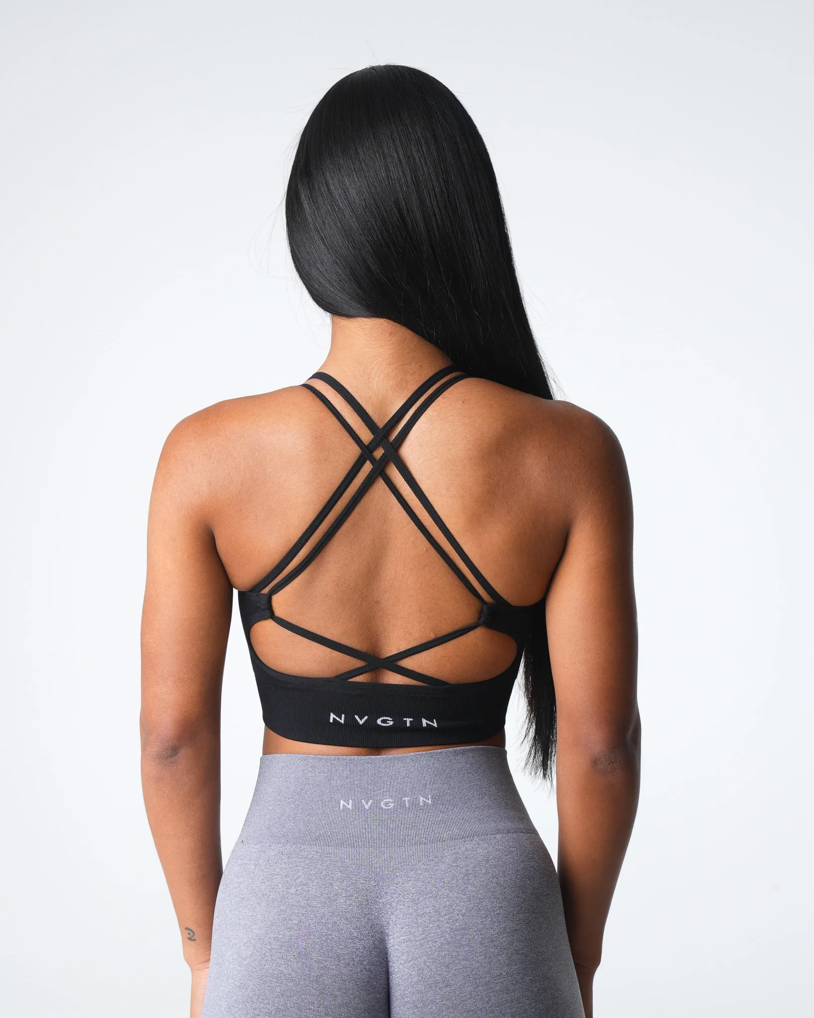 Black Virtue Seamless Bra sold by NVGTN