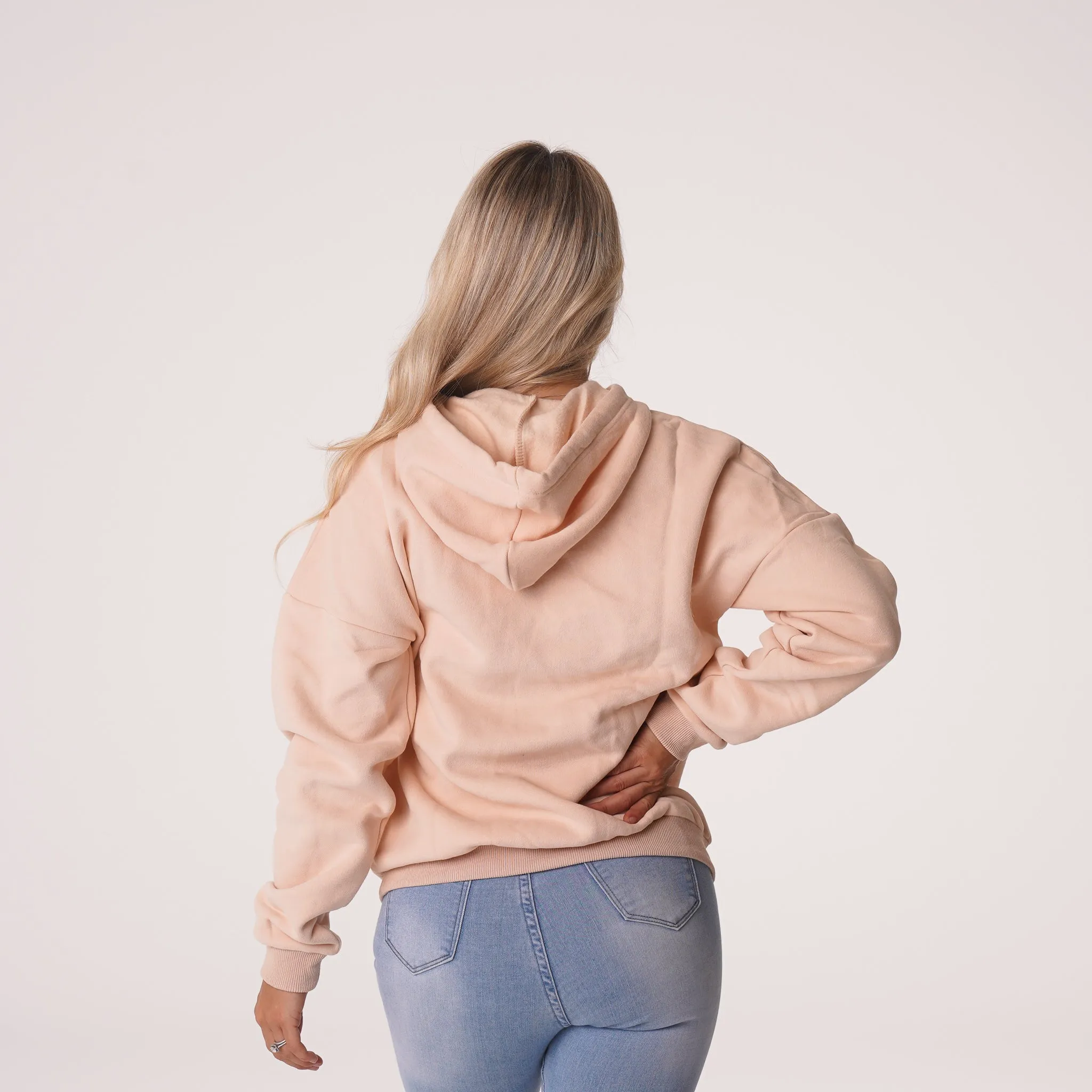 Beige Essential Drop Shoulder Hoodie sold by NVGTN product image thumbnail 2