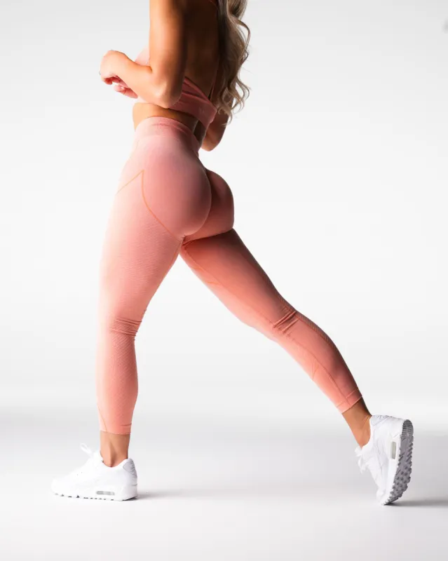 Peach Figure Seamless Leggings sold by NVGTN