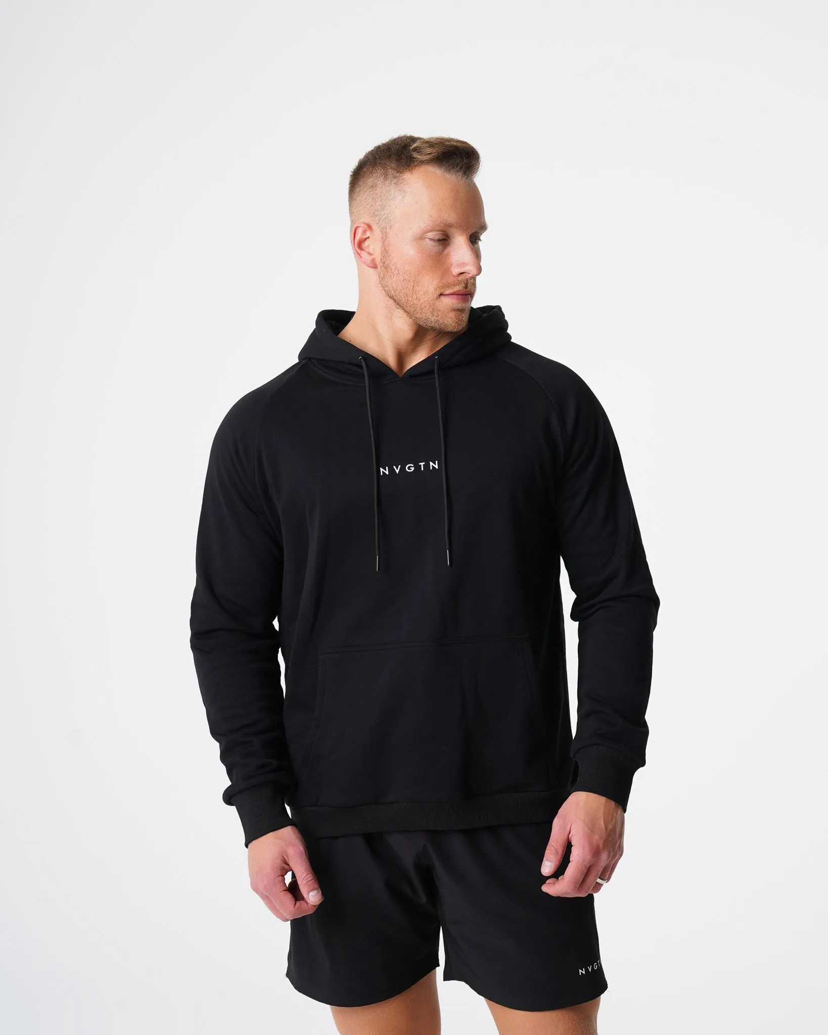 Black Lounge Hoodie sold by NVGTN product image thumbnail 2