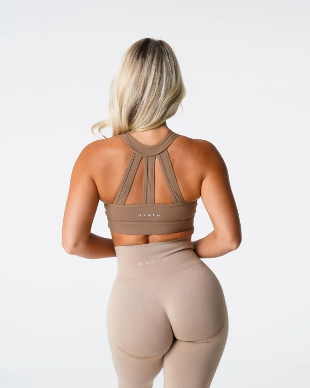 Mocha Trio Bra sold by NVGTN