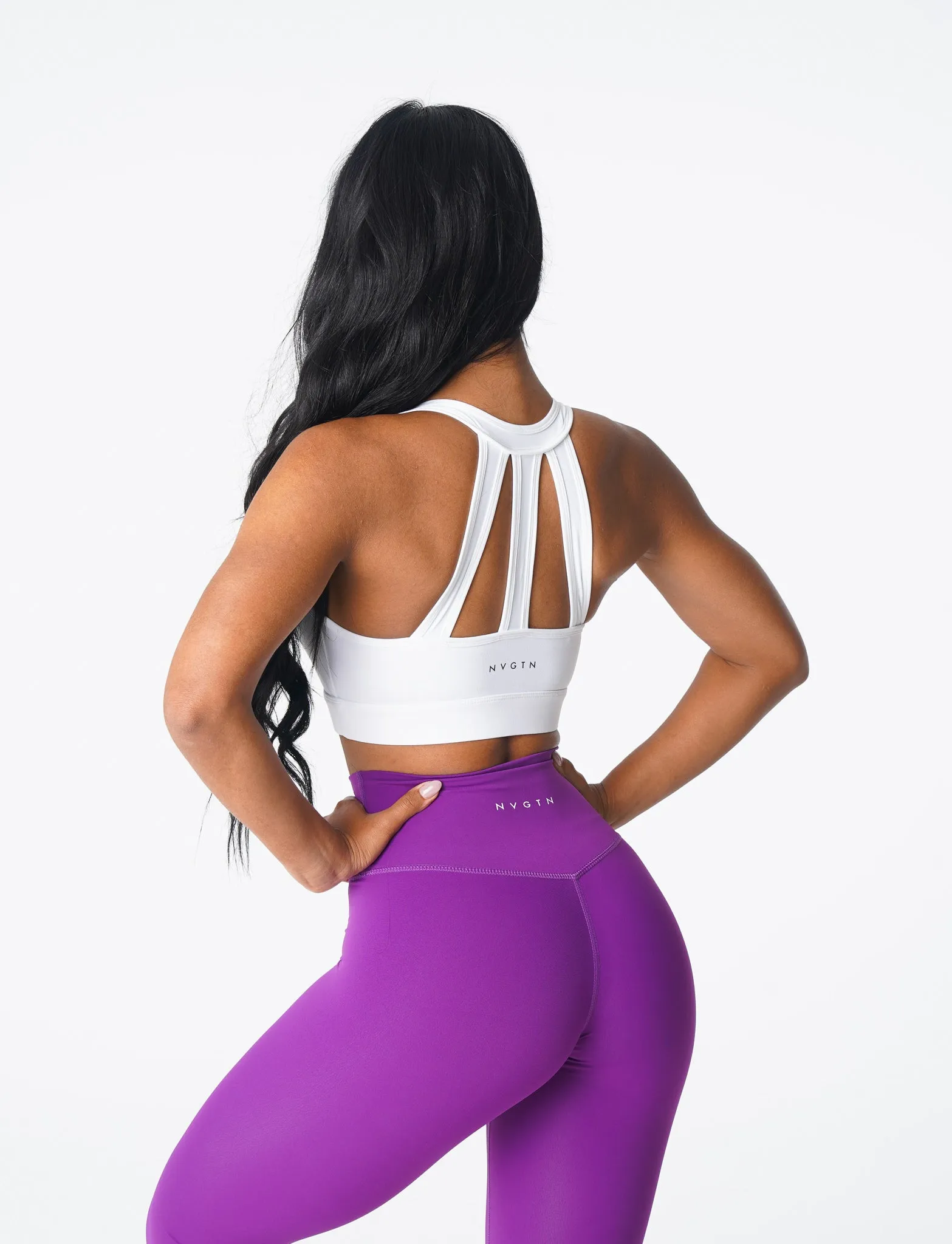 White Trio Bra sold by NVGTN product image thumbnail 3