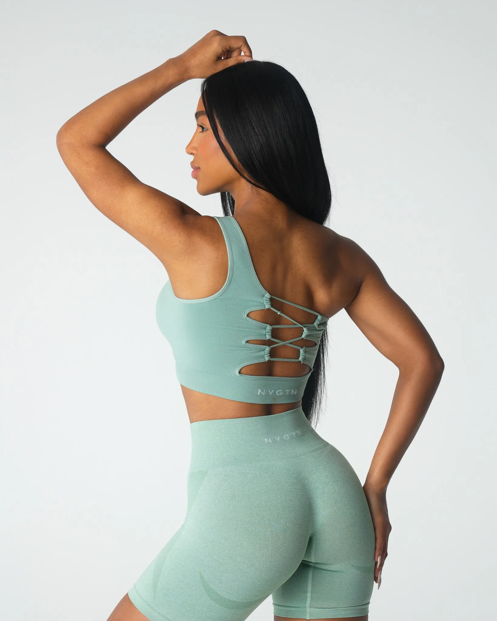 Sage Green Passion Seamless Bra sold by NVGTN product image thumbnail 2