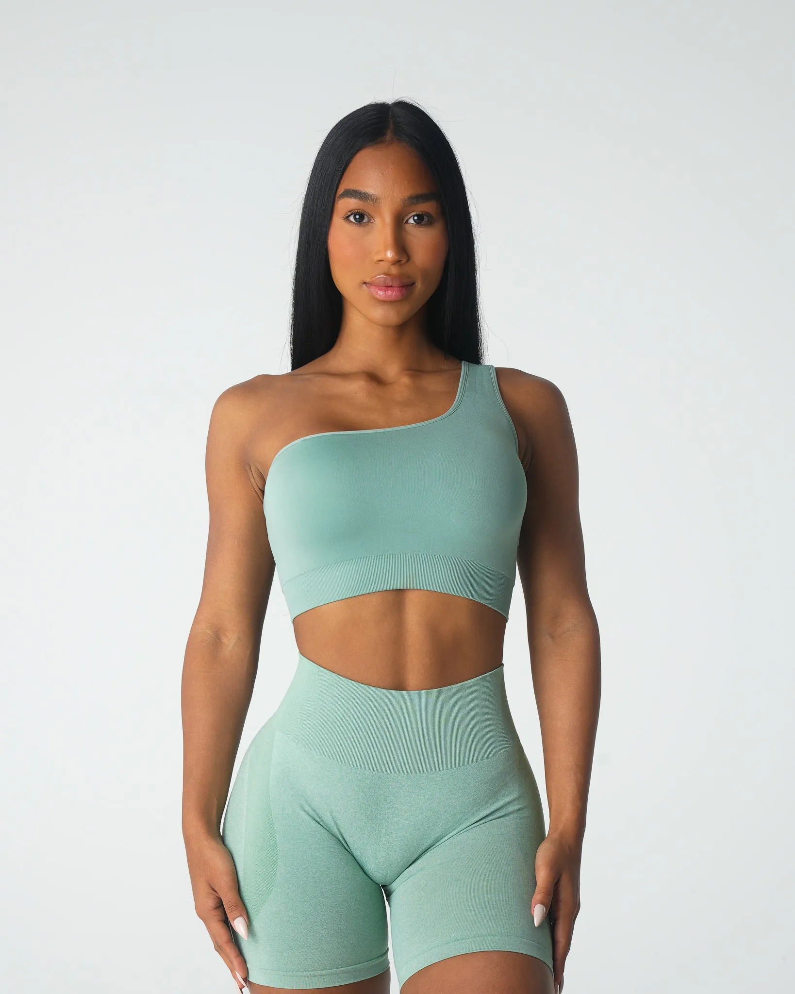 Sage Green Passion Seamless Bra sold by NVGTN