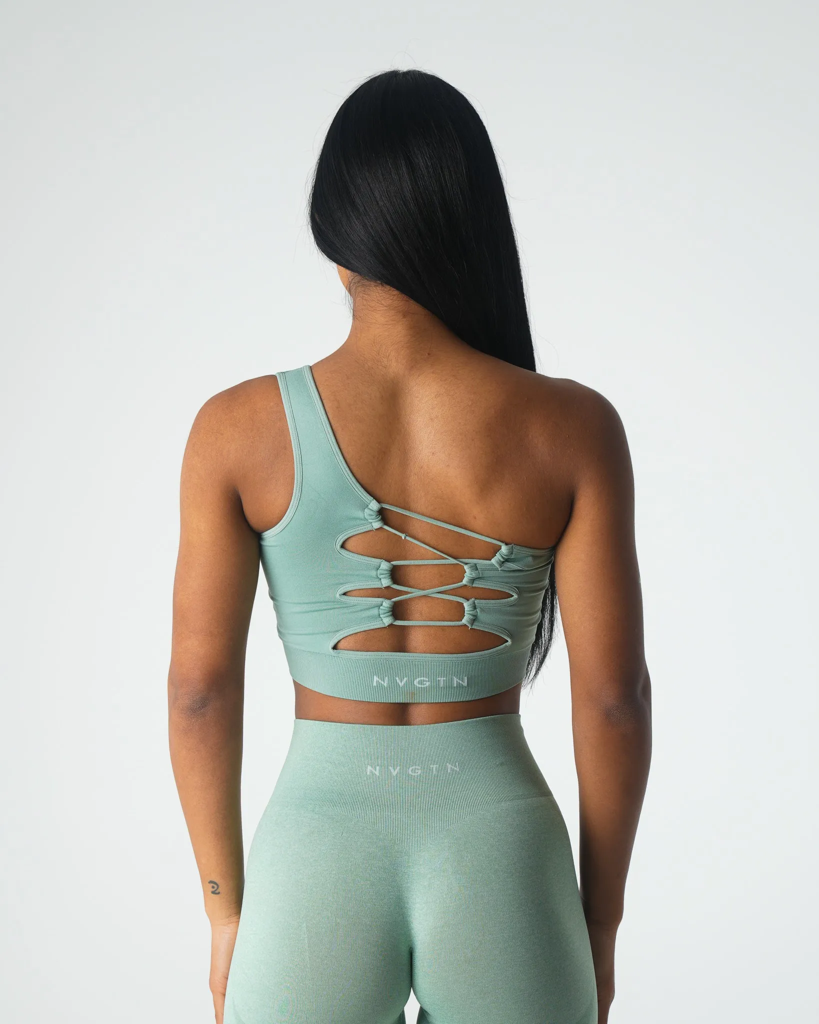 Sage Green Passion Seamless Bra sold by NVGTN product image thumbnail 4