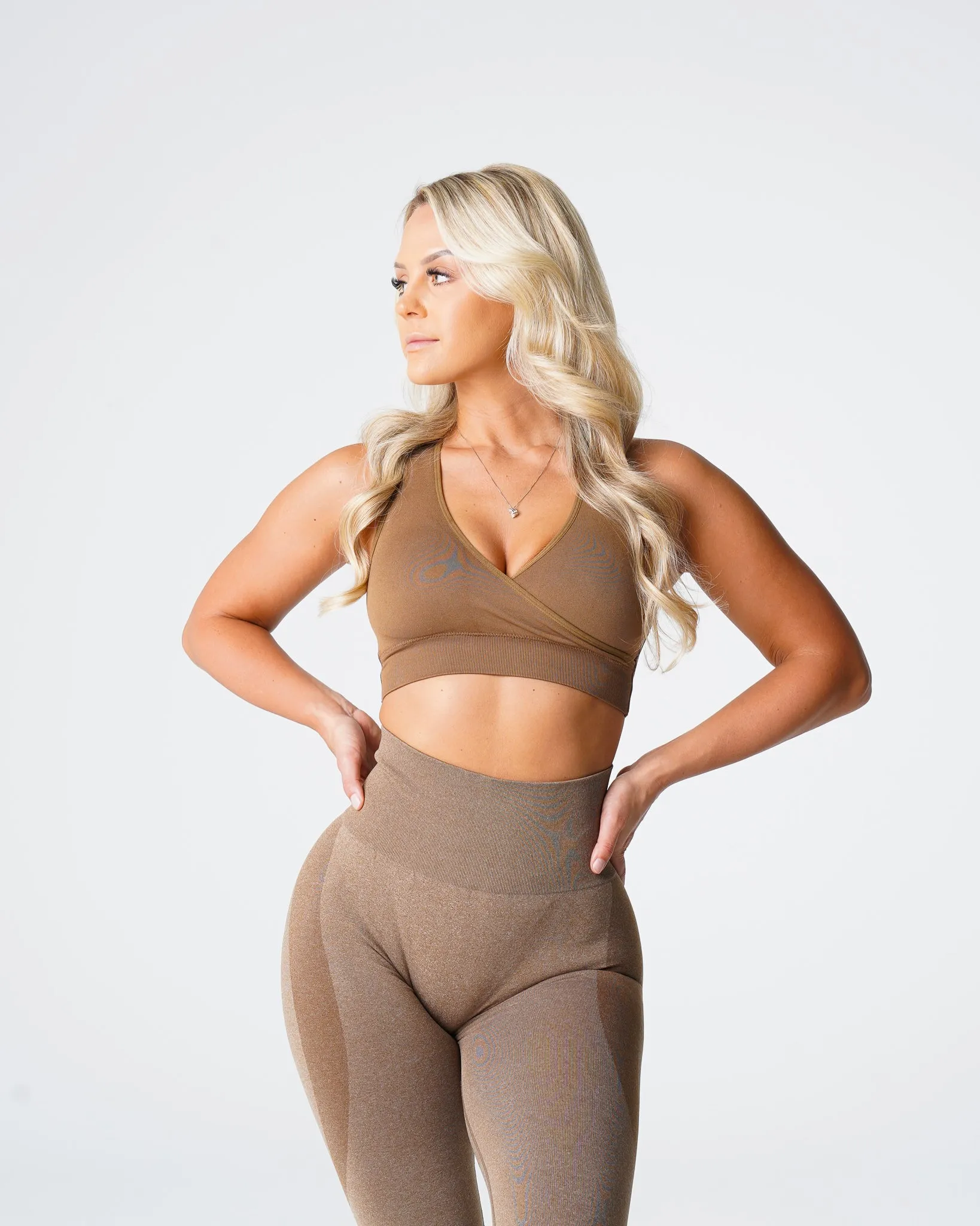 Mocha Pursuit Seamless Bra sold by NVGTN product image thumbnail 3