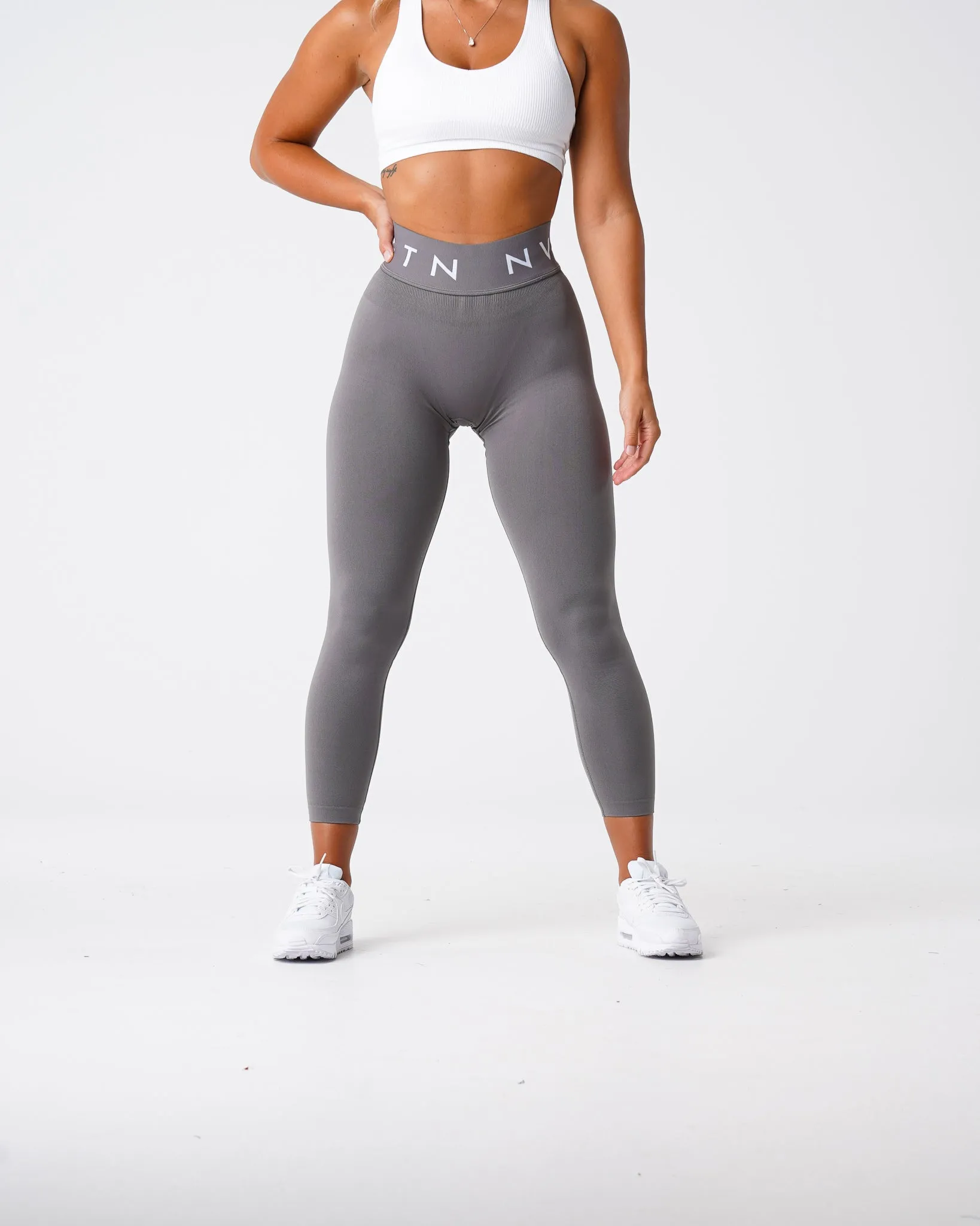 Charcoal Sport Seamless Leggings sold by NVGTN product image thumbnail 4