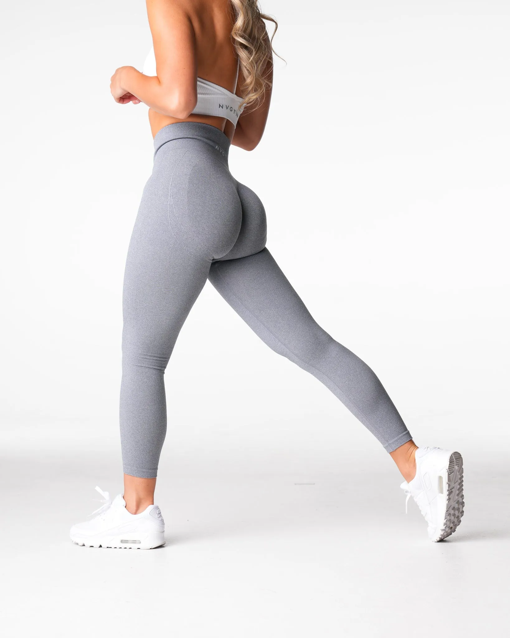 Grey Lift Seamless Leggings sold by NVGTN