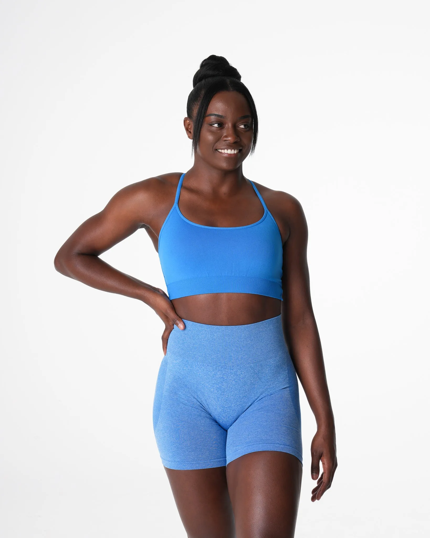 Ocean Blue Invincible Seamless Bra sold by NVGTN product image thumbnail 3