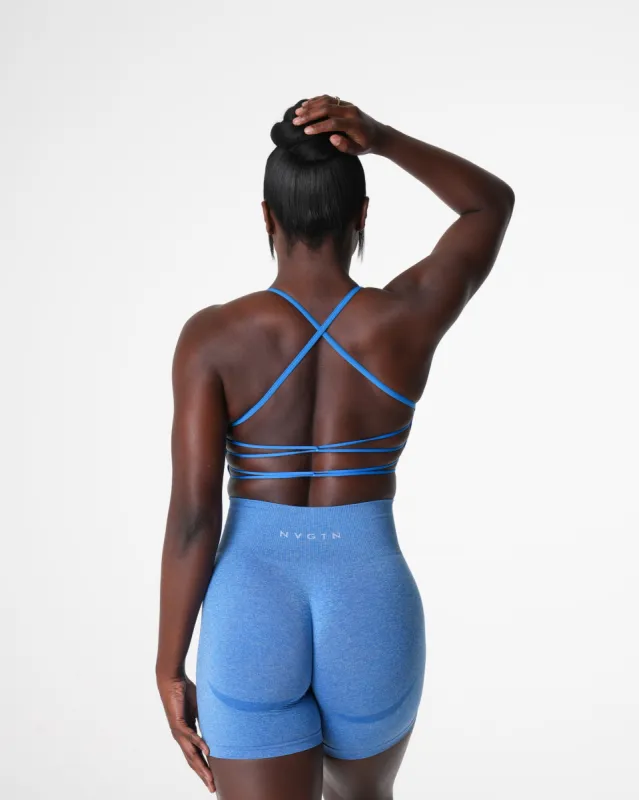 Ocean Blue Invincible Seamless Bra sold by NVGTN