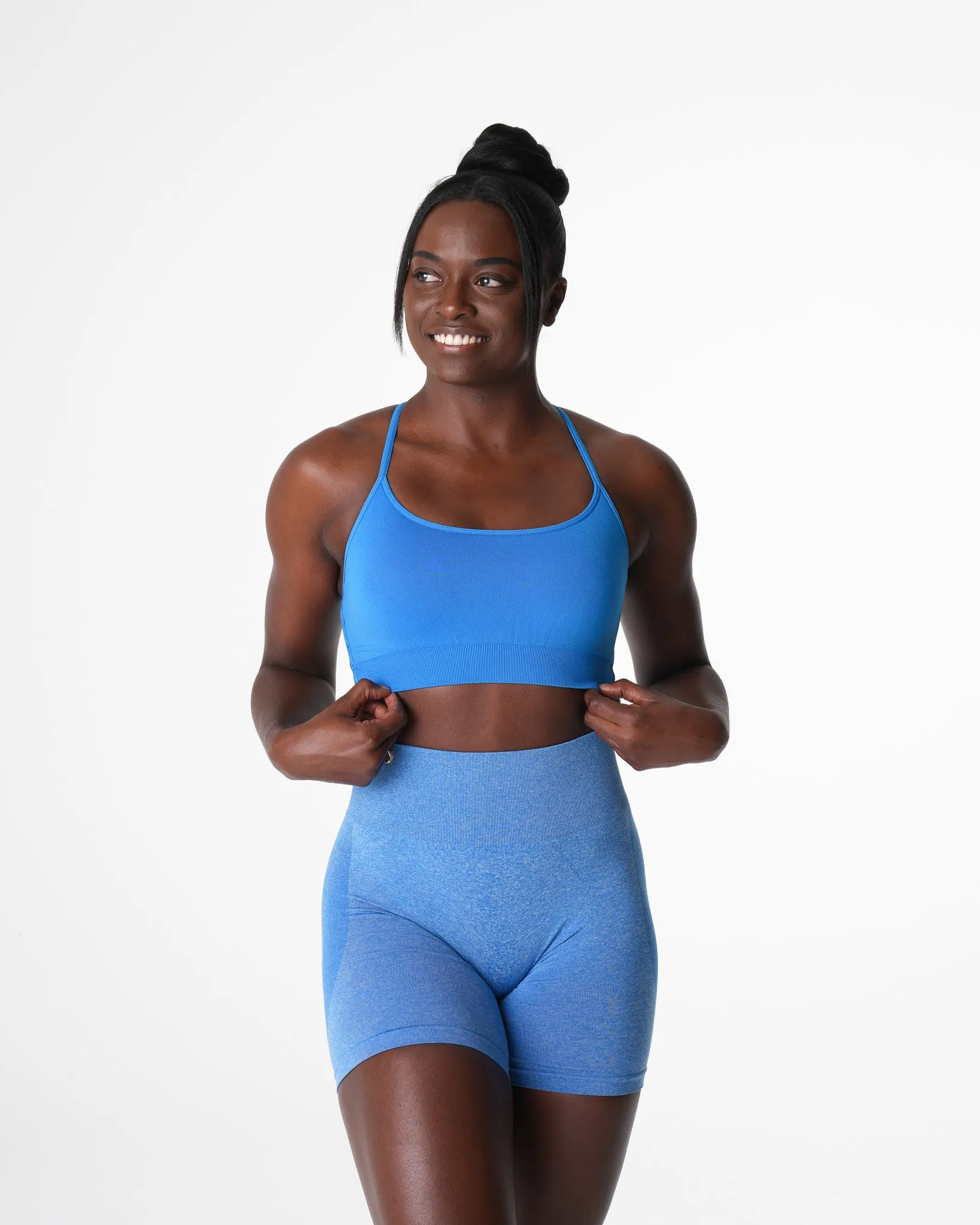 Ocean Blue Invincible Seamless Bra sold by NVGTN product image thumbnail 2