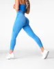 Ocean Blue Mid Rise Contour Seamless Leggings sold by NVGTN